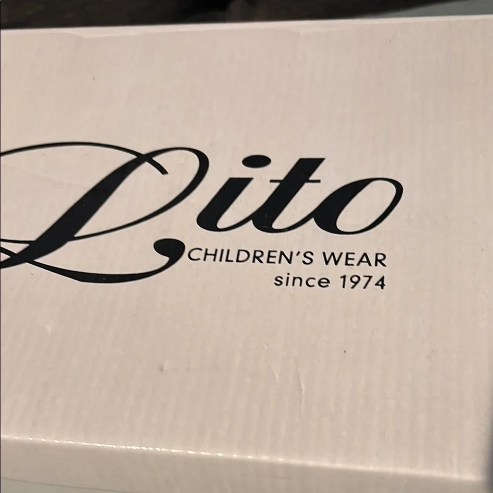 Classic White Kids Dress Shoes